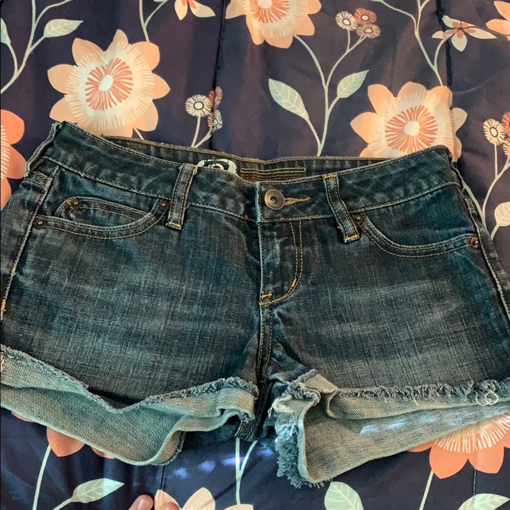 Denim jean shorts